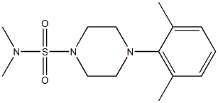 4-(2,6-dimethylphenyl)-N,N-dimethyl-1-piperazinesulfonamide Structure