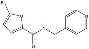 5-bromo-N-(4-pyridinylmethyl)-2-furamide 구조식 이미지