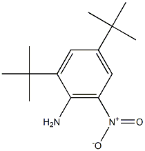 2,4-ditert-butyl-6-nitroaniline 구조식 이미지