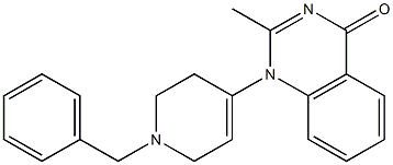 1-(1-benzyl-1,2,3,6-tetrahydro-4-pyridinyl)-2-methyl-4(1H)-quinazolinone Structure