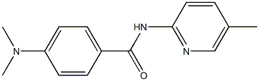4-(dimethylamino)-N-(5-methyl-2-pyridinyl)benzamide 구조식 이미지