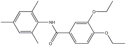 3,4-diethoxy-N-mesitylbenzamide Structure