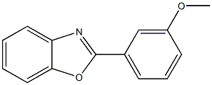 2-(3-methoxyphenyl)-1,3-benzoxazole 구조식 이미지