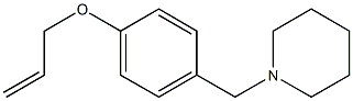 allyl 4-(1-piperidinylmethyl)phenyl ether 구조식 이미지