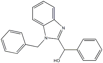 (1-benzyl-1H-benzimidazol-2-yl)(phenyl)methanol Structure