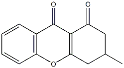 3-methyl-3,4-dihydro-1H-xanthene-1,9(2H)-dione 구조식 이미지