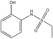 N-(2-hydroxyphenyl)ethanesulfonamide 구조식 이미지