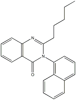 3-(1-naphthyl)-2-pentyl-4(3H)-quinazolinone 구조식 이미지