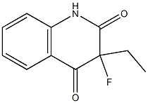 3-ethyl-3-fluoro-2,4(1H,3H)-quinolinedione Structure