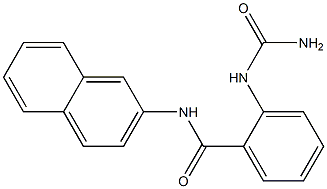 2-[(aminocarbonyl)amino]-N-(2-naphthyl)benzamide 구조식 이미지