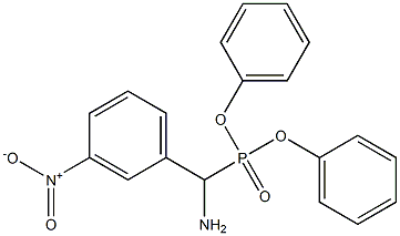 diphenyl amino{3-nitrophenyl}methylphosphonate 구조식 이미지