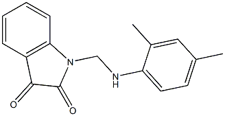 1-[(2,4-dimethylanilino)methyl]-1H-indole-2,3-dione Structure