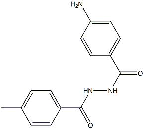 N'-(4-aminobenzoyl)-4-methylbenzohydrazide Structure