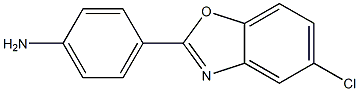 4-(5-chloro-1,3-benzoxazol-2-yl)phenylamine 구조식 이미지