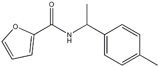 N-[1-(4-methylphenyl)ethyl]-2-furamide Structure