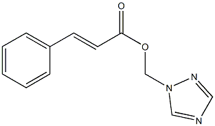 1H-1,2,4-triazol-1-ylmethyl 3-phenylacrylate 구조식 이미지