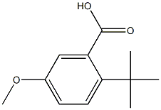2-tert-butyl-5-methoxybenzoic acid Structure