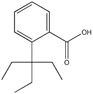 2-(1,1-diethylpropyl)benzoic acid Structure