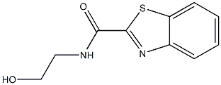 N-(2-hydroxyethyl)-1,3-benzothiazole-2-carboxamide 구조식 이미지