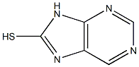 9H-purin-8-yl hydrosulfide 구조식 이미지