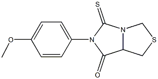 6-(4-methoxyphenyl)-5-thioxotetrahydro-7H-imidazo[1,5-c][1,3]thiazol-7-one Structure