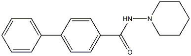 N-piperidin-1-yl[1,1'-biphenyl]-4-carboxamide 구조식 이미지