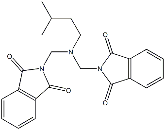 2-{[[(1,3-dioxo-1,3-dihydro-2H-isoindol-2-yl)methyl](isopentyl)amino]methyl}-1H-isoindole-1,3(2H)-dione Structure