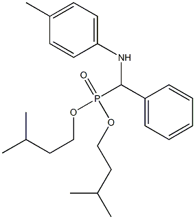 diisopentyl phenyl(4-toluidino)methylphosphonate Structure