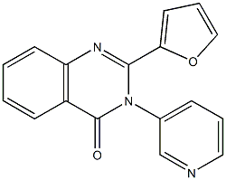 2-(2-furyl)-3-(3-pyridinyl)-4(3H)-quinazolinone 구조식 이미지