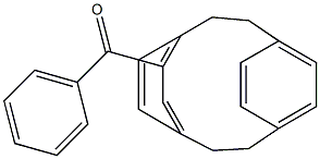 phenyl[tricyclo[8.2.2.2~4,7~]hexadeca-1(12),4,6,10,13,15-hexaen-5-yl]methanone Structure