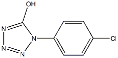 1-(4-chlorophenyl)-1H-tetraazol-5-ol Structure