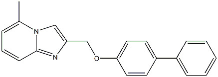 2-[([1,1'-biphenyl]-4-yloxy)methyl]-5-methylimidazo[1,2-a]pyridine Structure