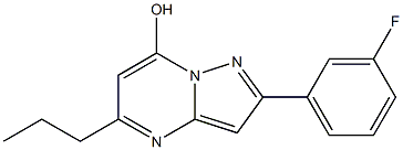 2-(3-fluorophenyl)-5-propylpyrazolo[1,5-a]pyrimidin-7-ol Structure