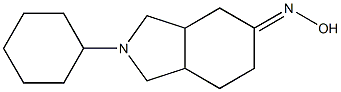 2-cyclohexyloctahydro-5H-isoindol-5-one oxime 구조식 이미지