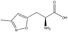 3-(3-methyl-5-isoxazolyl)alanine Structure