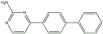 4-[1,1'-biphenyl]-4-yl-2-pyrimidinylamine Structure