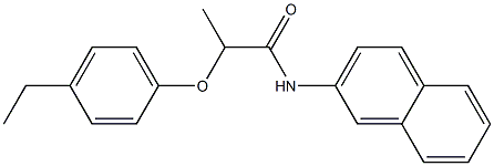 2-(4-ethylphenoxy)-N-(2-naphthyl)propanamide Structure