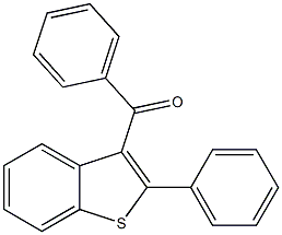 phenyl(2-phenyl-1-benzothien-3-yl)methanone 구조식 이미지