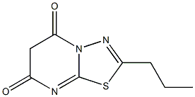 2-propyl-5H-[1,3,4]thiadiazolo[3,2-a]pyrimidine-5,7(6H)-dione Structure