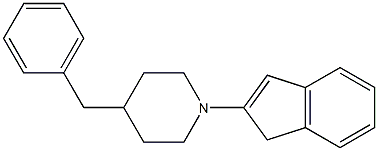 4-benzyl-1-(1H-inden-2-yl)piperidine Structure