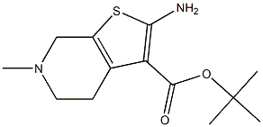 tert-butyl 2-amino-6-methyl-4,5,6,7-tetrahydrothieno[2,3-c]pyridine-3-carboxylate Structure