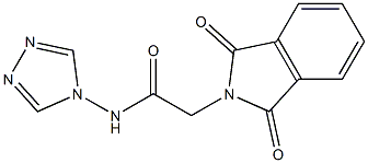 2-(1,3-dioxo-1,3-dihydro-2H-isoindol-2-yl)-N-(4H-1,2,4-triazol-4-yl)acetamide Structure