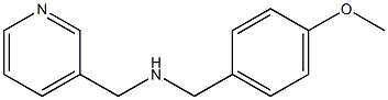 (4-methoxyphenyl)-N-(3-pyridinylmethyl)methanamine 구조식 이미지