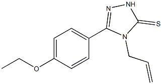 4-allyl-5-(4-ethoxyphenyl)-2,4-dihydro-3H-1,2,4-triazole-3-thione 구조식 이미지