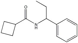 N-(1-phenylpropyl)cyclobutanecarboxamide 구조식 이미지