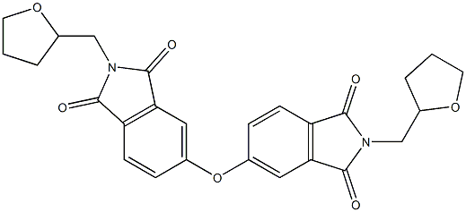 5-{[1,3-dioxo-2-(tetrahydro-2-furanylmethyl)-2,3-dihydro-1H-isoindol-5-yl]oxy}-2-(tetrahydro-2-furanylmethyl)-1H-isoindole-1,3(2H)-dione 구조식 이미지