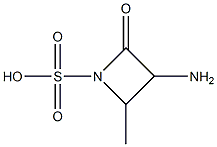 3-Amino-4-methyl-2-oxo-1-azacyclobutanesulfonic acid 구조식 이미지