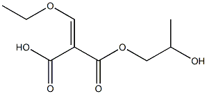 Propylene glycol ethoxymethylenemalonate 구조식 이미지