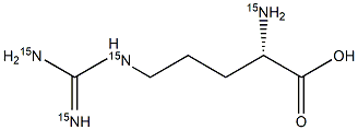 L-Arginine-15N4 Structure
