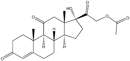 Cortisone Acetate, Powder Structure